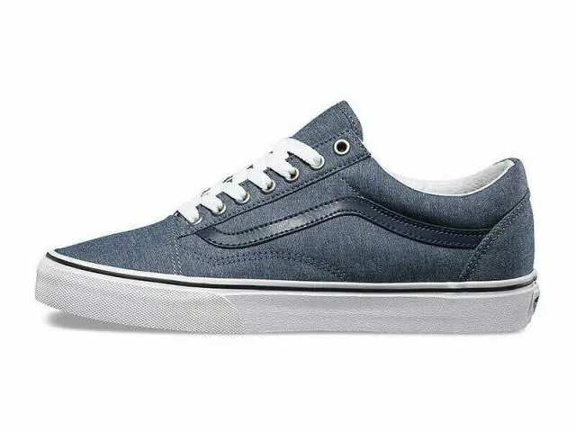 Vans old skool c&l chambray blue white skate vn0a38g1mmm