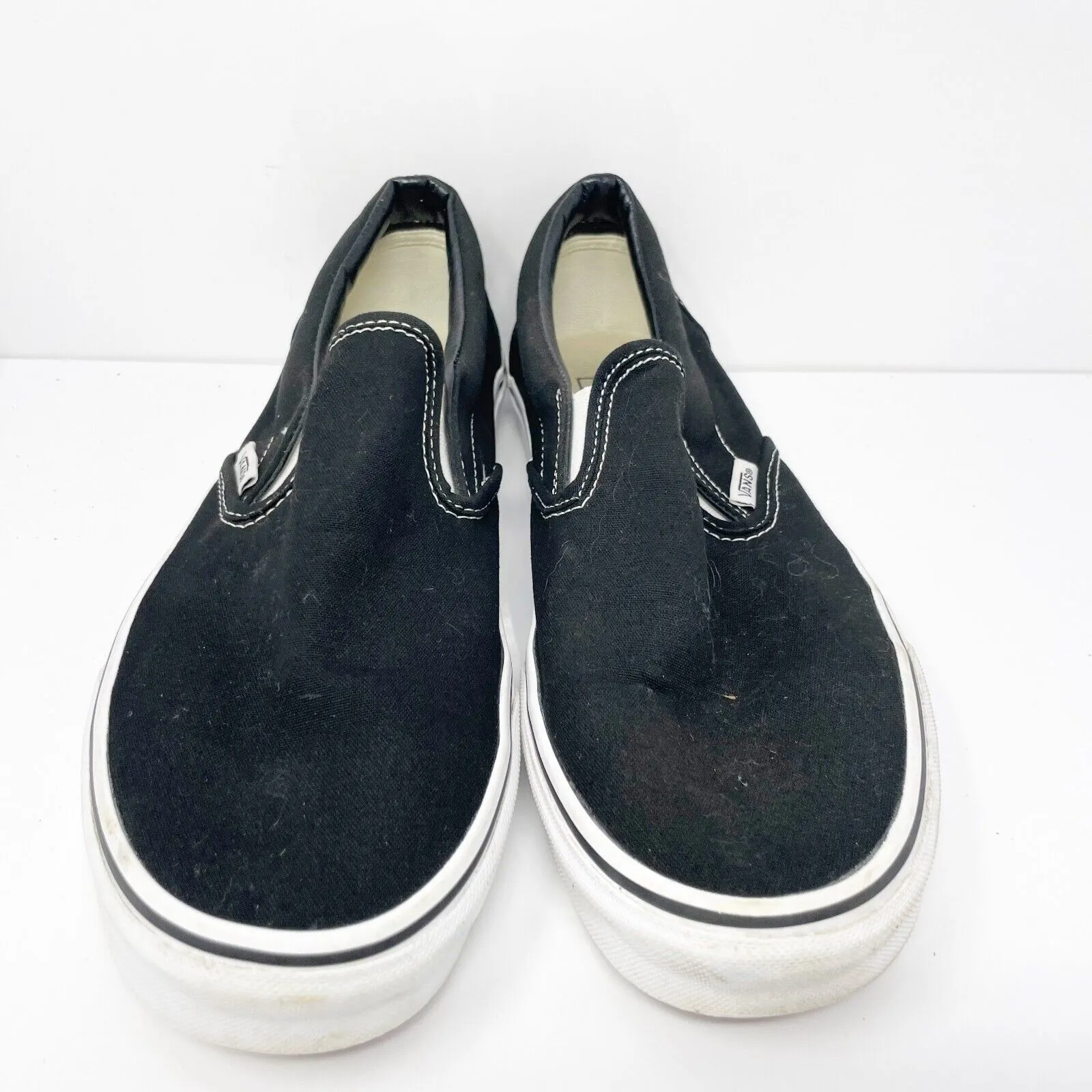 Vans Unisex Classic 500714 Black Casual Shoes Sneakers Size M 10.5 W 12