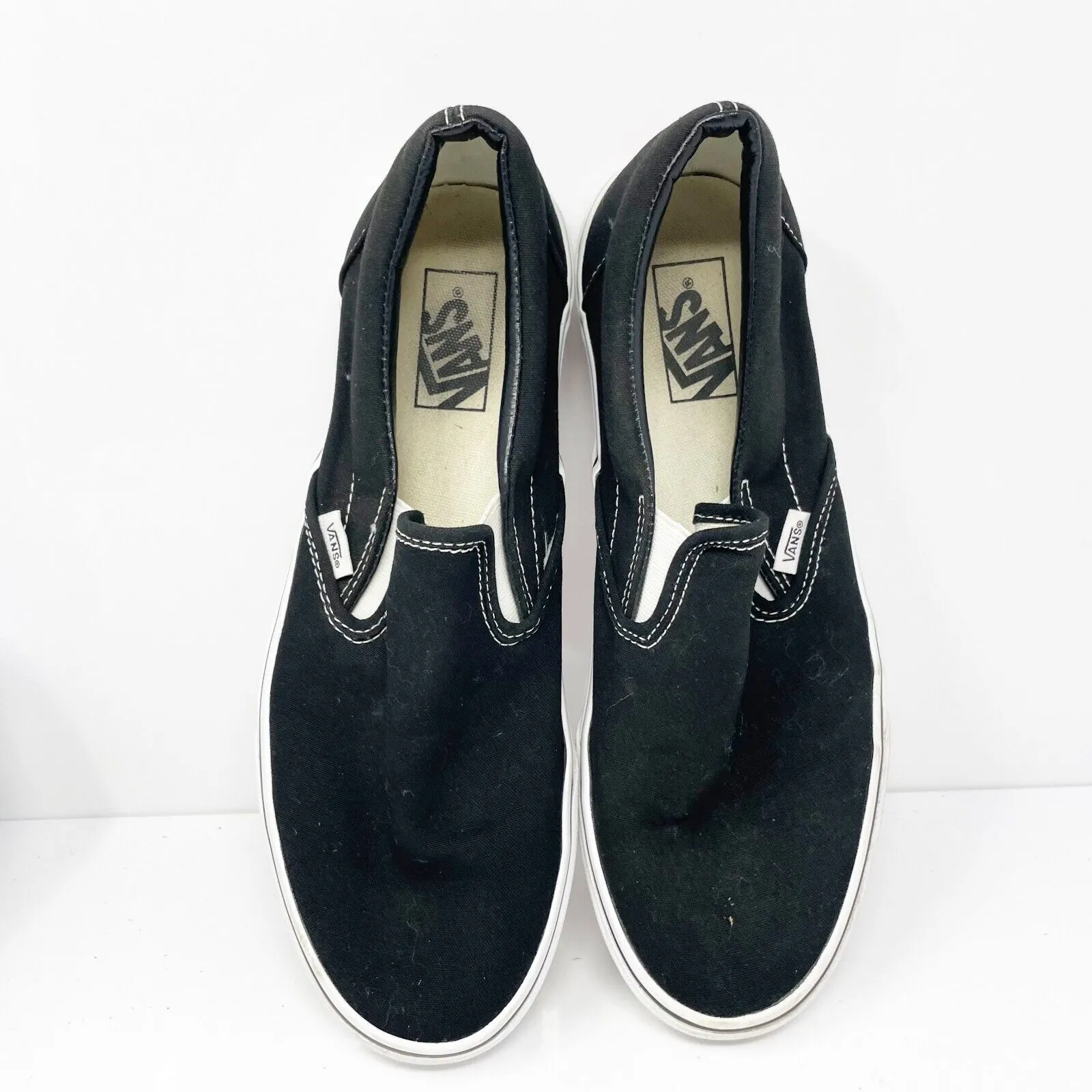 Vans Unisex Classic 500714 Black Casual Shoes Sneakers Size M 10.5 W 12