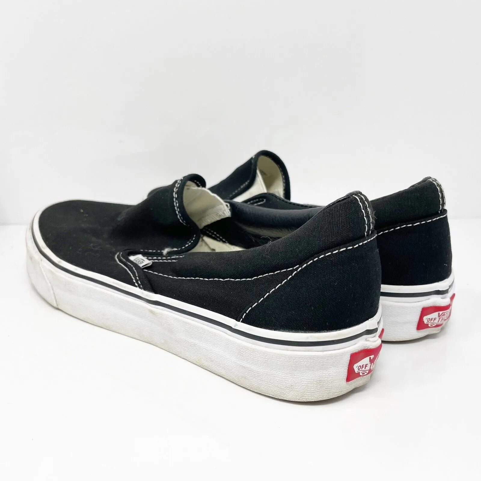 Vans Unisex Classic 500714 Black Casual Shoes Sneakers Size M 10.5 W 12