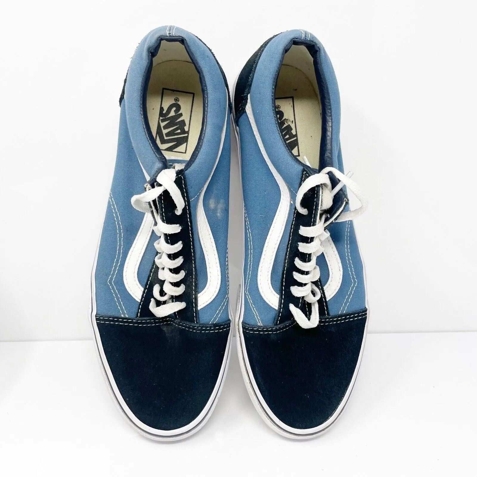 Vans Unisex Off The Wall 507698 Blue Casual Shoes Sneakers Size M 10.5 W 12