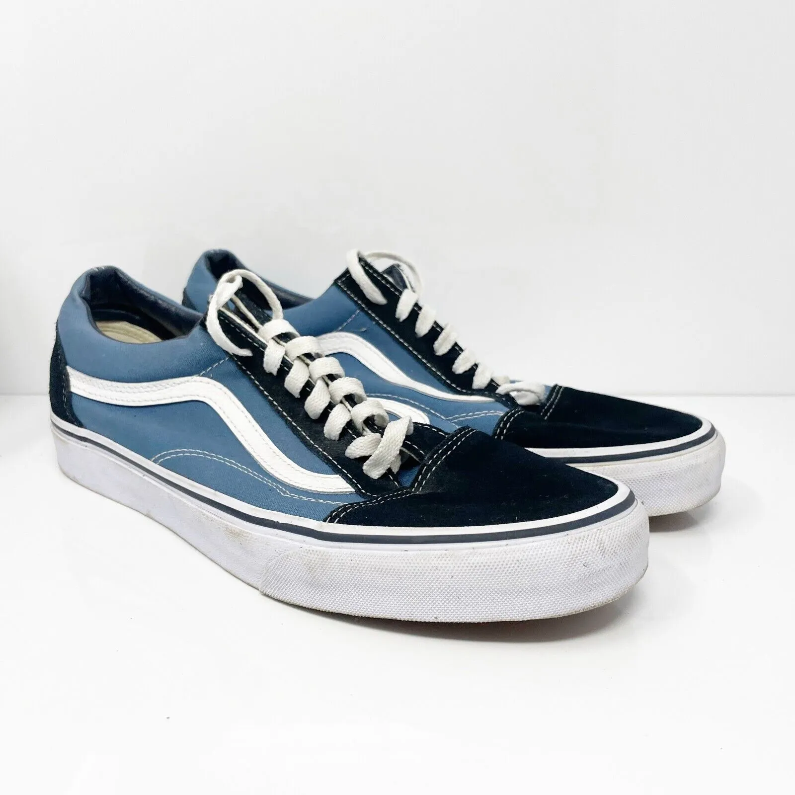 Vans Unisex Off The Wall 507698 Blue Casual Shoes Sneakers Size M 10.5 W 12