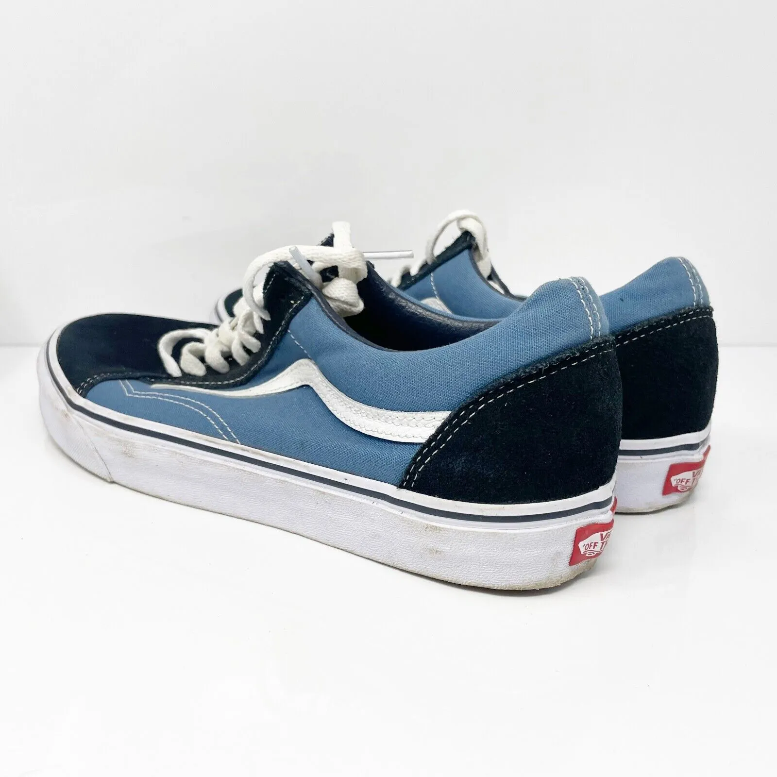 Vans Unisex Off The Wall 507698 Blue Casual Shoes Sneakers Size M 10.5 W 12