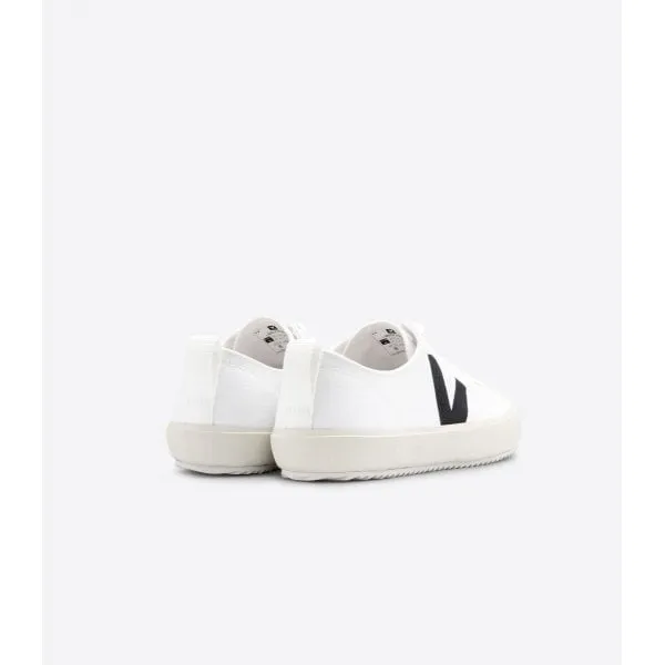 Veja Mens Nova Canvas Trainers in White Black