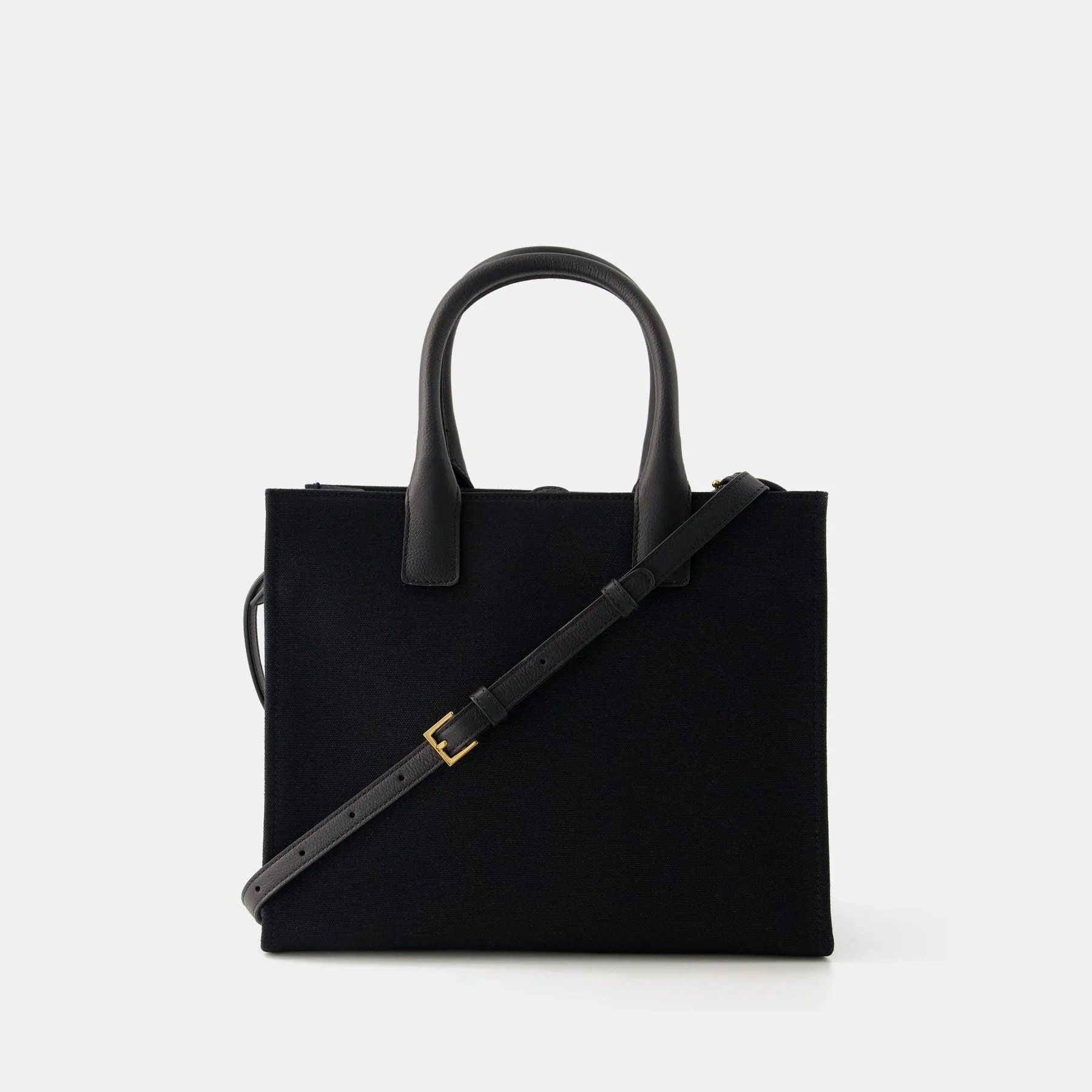 Versace  La Medusa Small Tote Bag - Versace - Cotton - Black