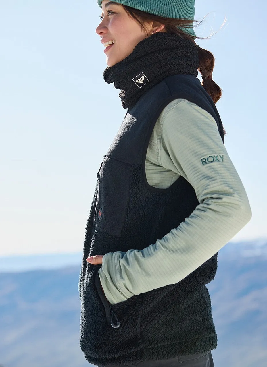 vest Roxy Warmlink - KVJ0/True Black - women´s