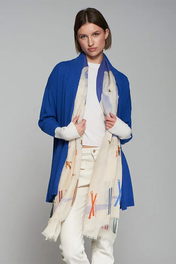 Vilagallo LANA CASH BLEND KNITWEAR CARDIGAN