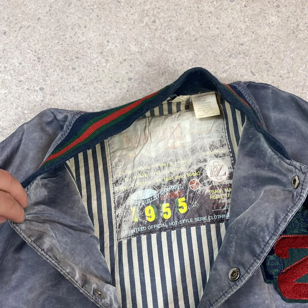 Vintage 80s baseball jacket medium