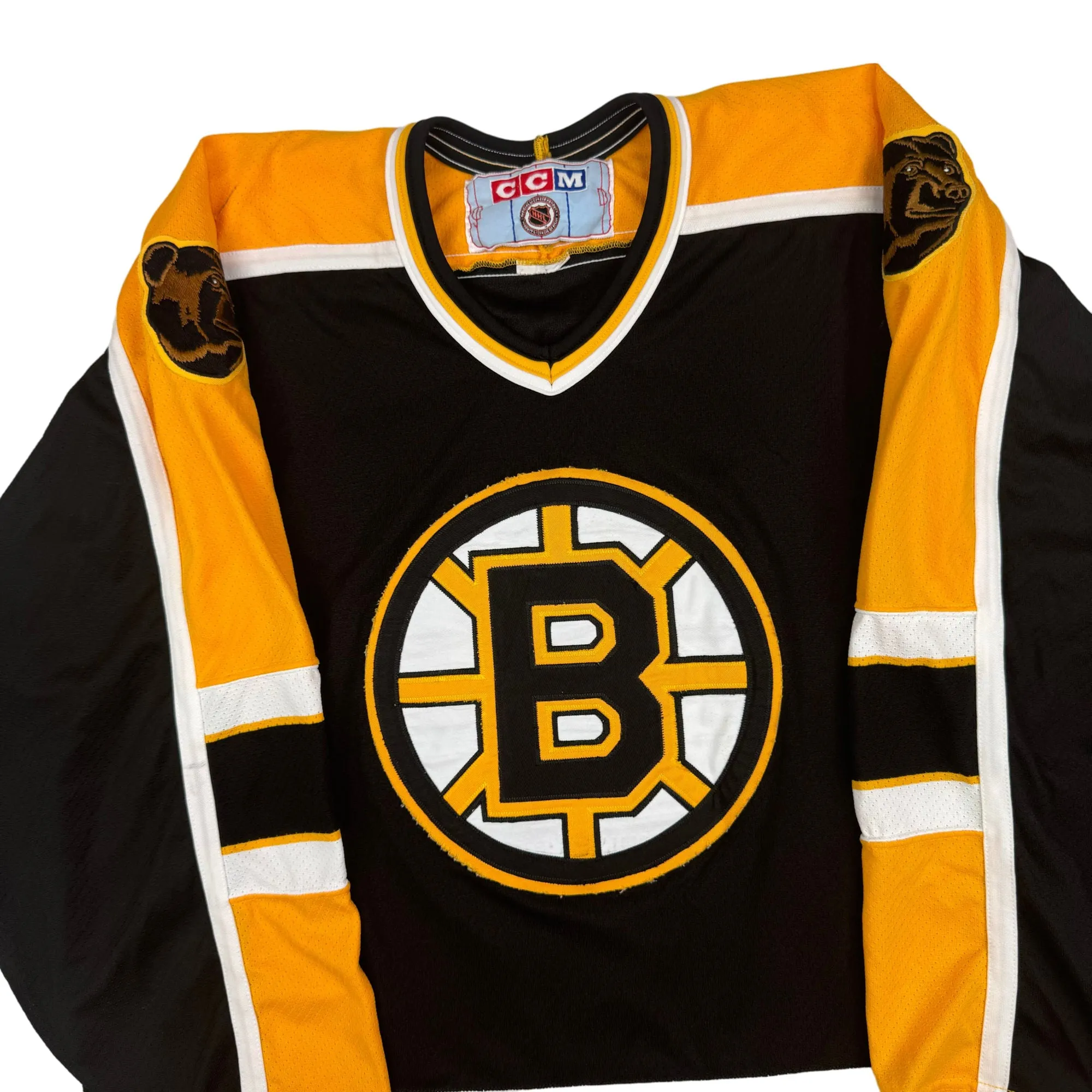 Vintage CCM Boston Bruins NHL Hockey Jersey Black