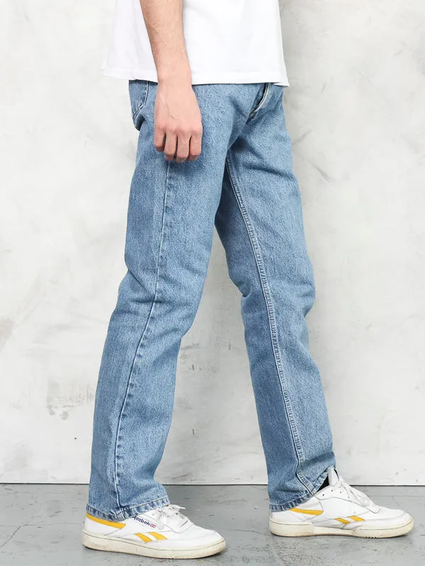 Vintage Y2K Men Blue Jeans