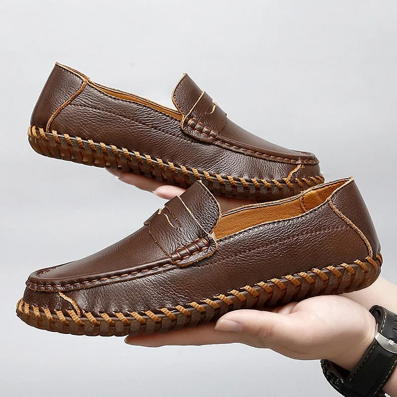 Vinthentic Romeo Genuine Leather Loafers