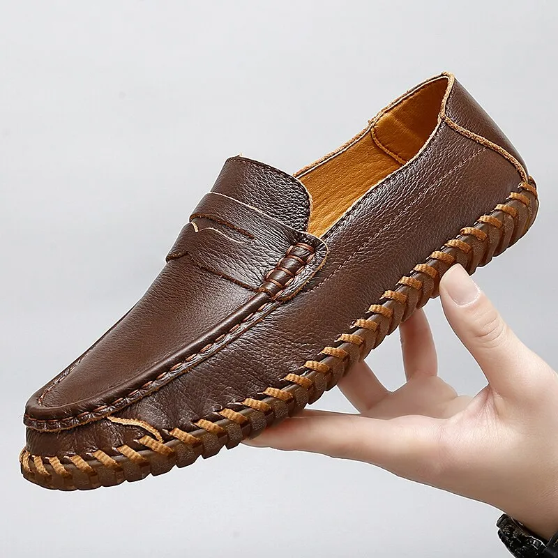 Vinthentic Romeo Genuine Leather Loafers