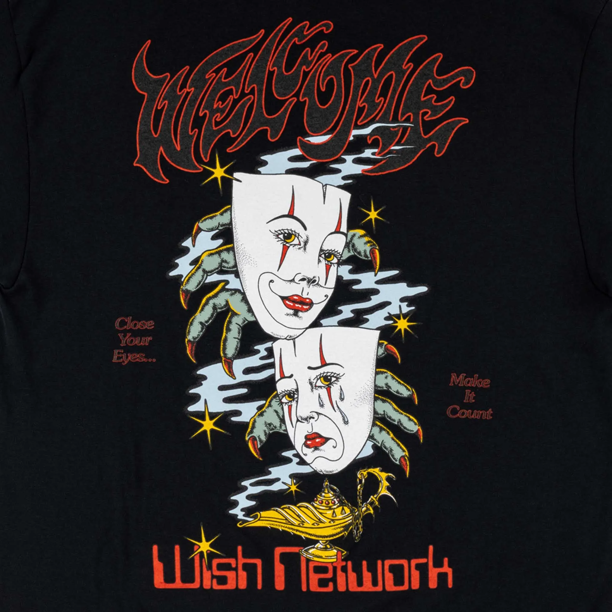 Welcome Skateboards - Wish T-Shirt - Black
