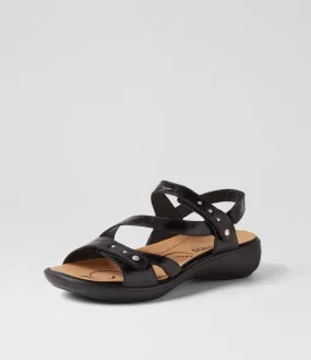 WESTLAND BY JOSEF SEIBEL Ibiza 70 Schwarz Leather Sandals