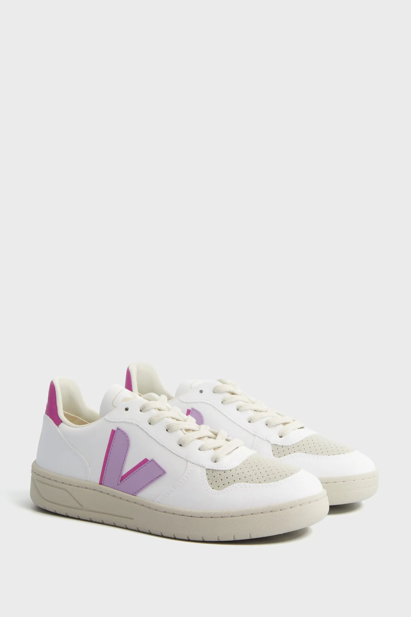 White Orchid Ultraviolet V-10 Sneakers