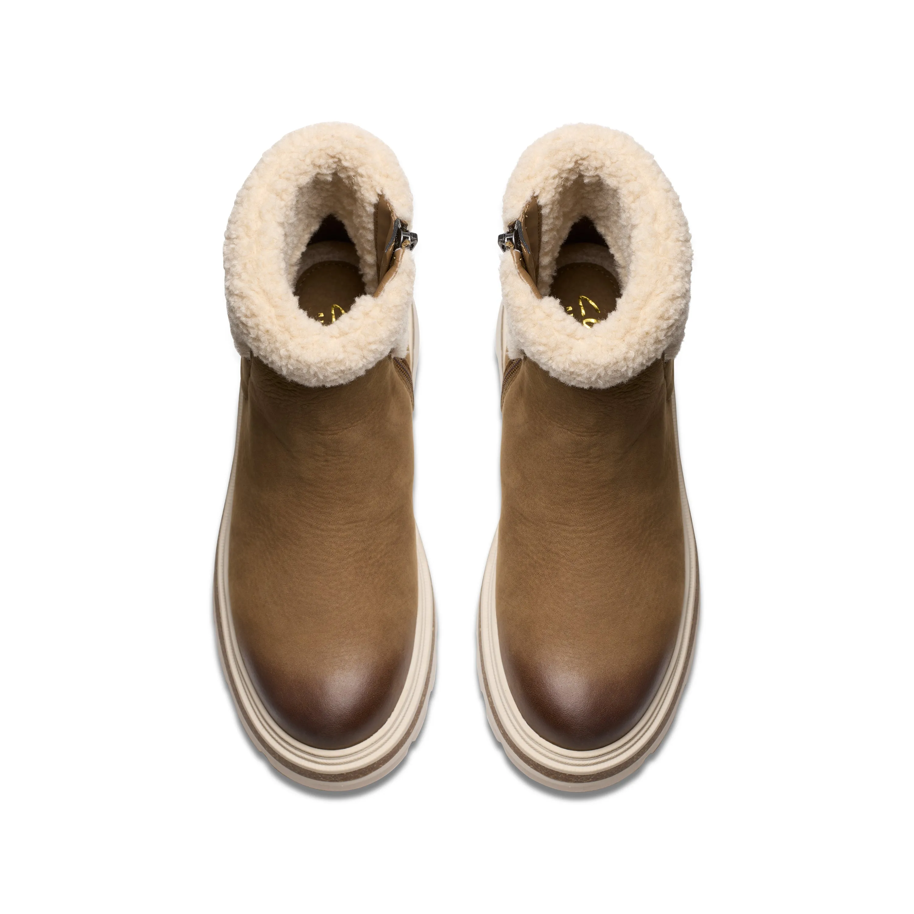 Women's Clarks Hencroft Madi Waterproof Color: Dark Sand