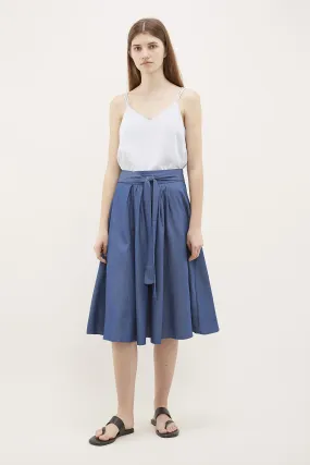 Yalena Pleated Midi Skirt 