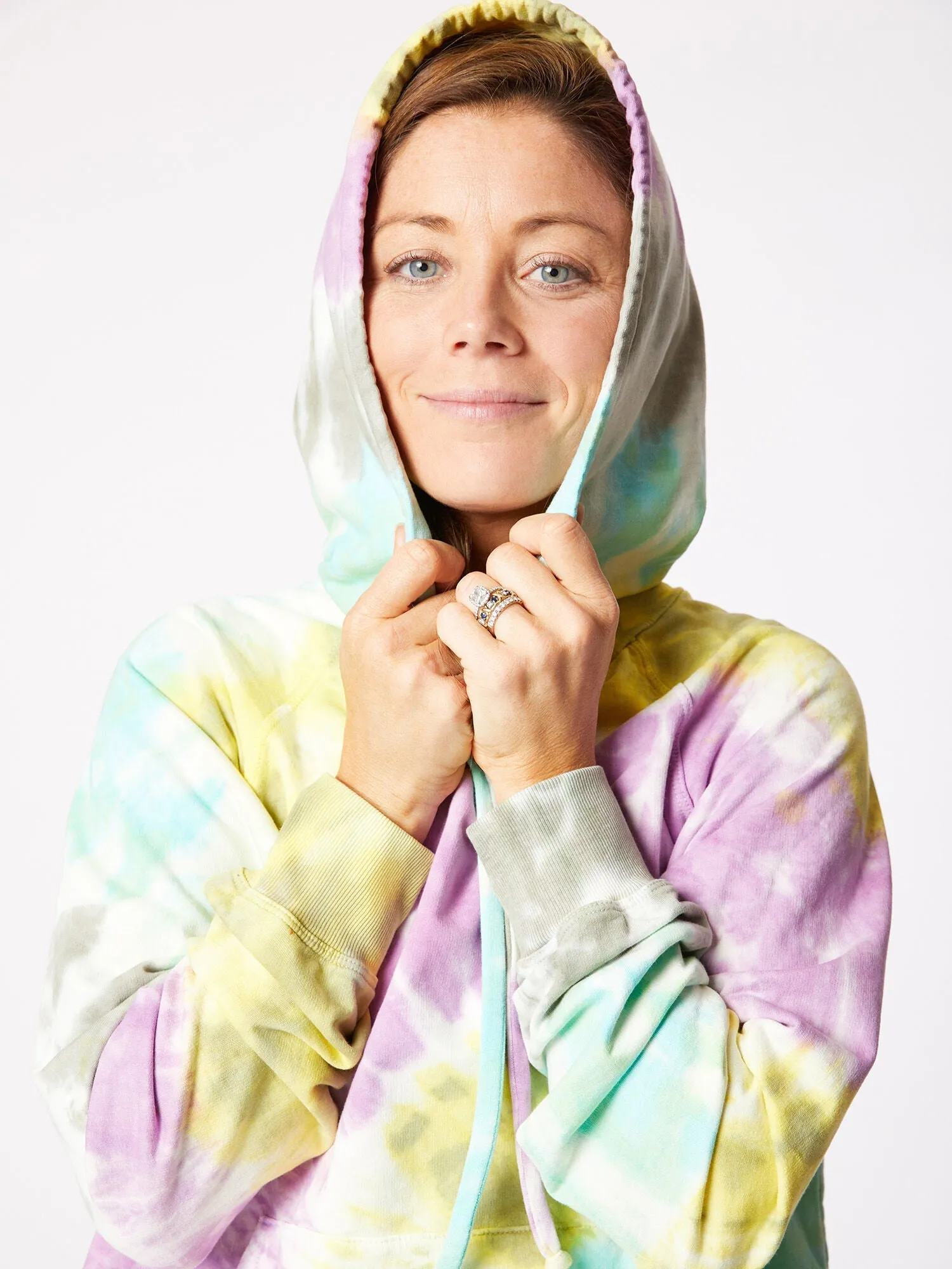 Year of Ours | Boyfriend Hoodie | Rainbow Tie-Dye