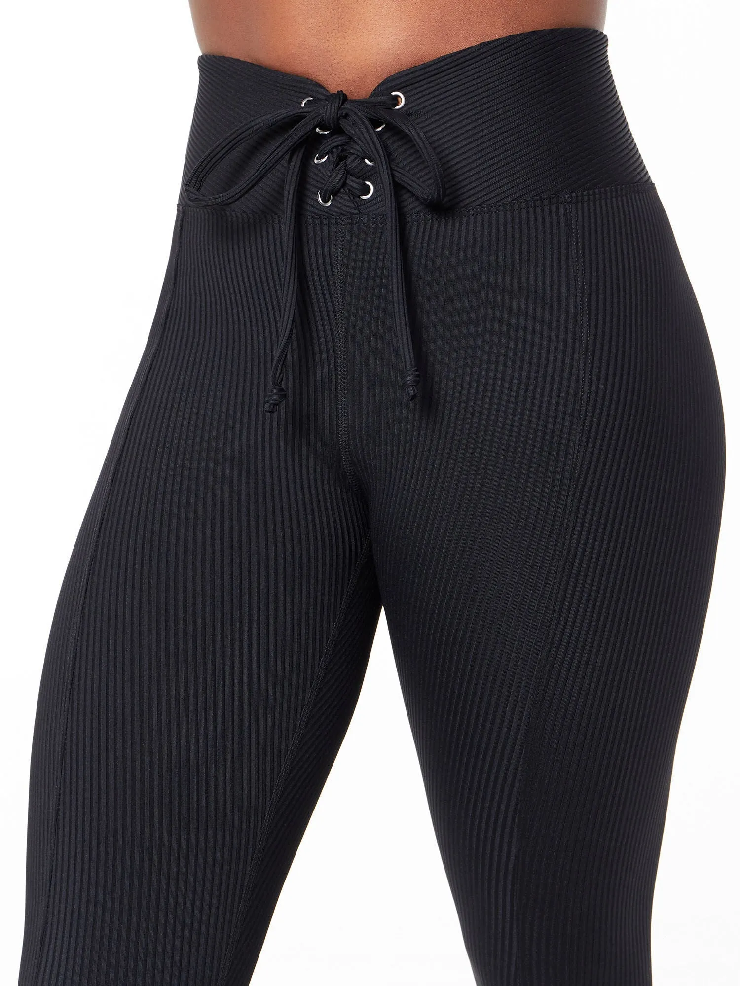 Year of Ours | Ribbed Football Legging | Black